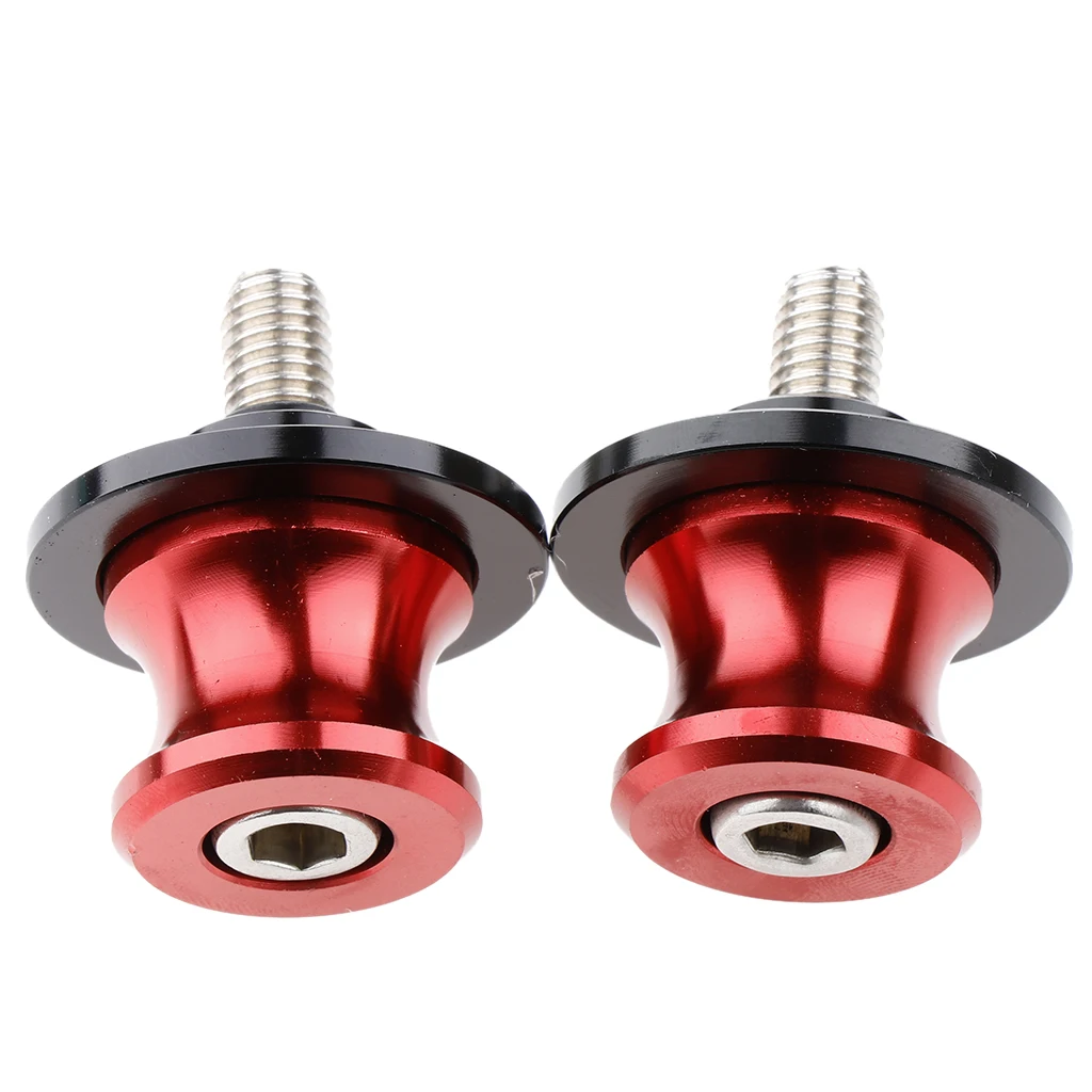 

2pcs Motorcycle Swing arm Sliders Spools CNC Swing Arm Stand Screw