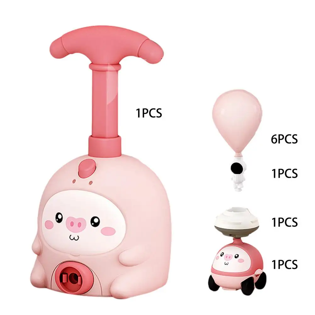 

NEW Power Balloon Launch Tower Toy Puzzle Fun Education Inertia Air Power Balloon Car Science Experimen Toy For Children Gift