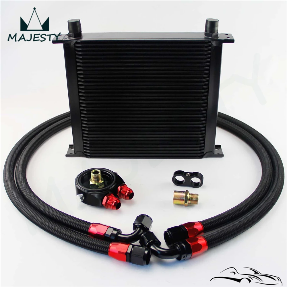 Универсальный Масляный радиатор коробки передач AN10 34Row 248 мм британского типа +