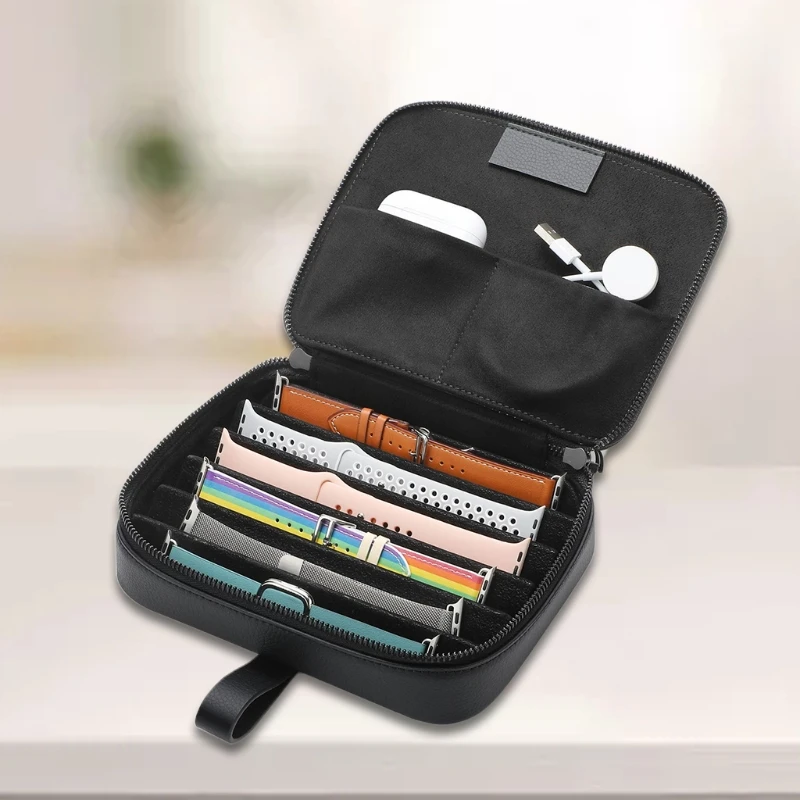 Портативная дорожная сумка для хранения ремешка часов органайзер чехол |