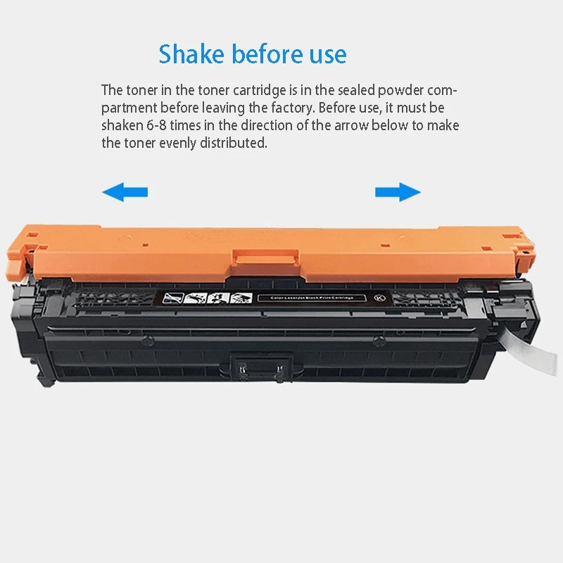 2Pcs Compatible Toner Cartridge for HP CE740A Selenium HP5225Dn 5220 Cp5225Hp307A 741742 Color Drum Red & Black