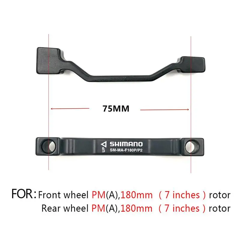 

SM MA F180P/P2 Disc Brake Caliper Post PM Mount Adapter (Front) (180mm) (P/P)