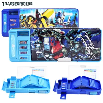 Коробка для карандашей Transformers Большой Вместительный чехол карандаш c школьные
