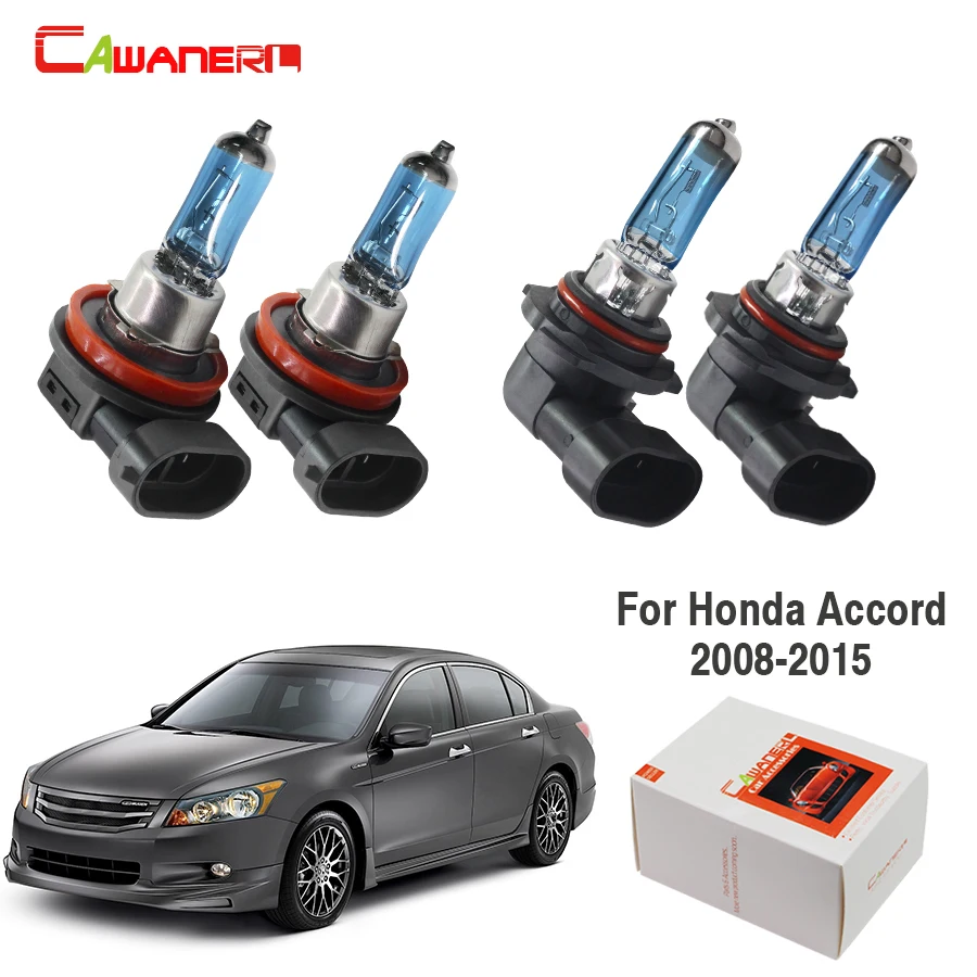 Cawanerl для Honda Accord 2008 2015 100 Вт автомобильный светильник галогенные лампы головного