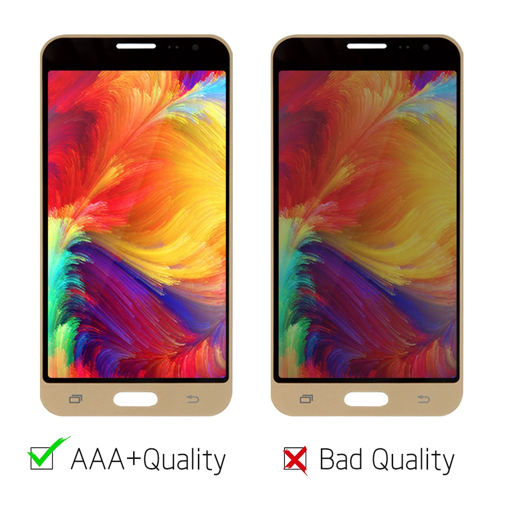 ЖК-дисплей 5 0 'ɺmoled для Samsung Galaxy J3 2016 J320 J320F J320H J320M J320FN дисплей с сенсорным