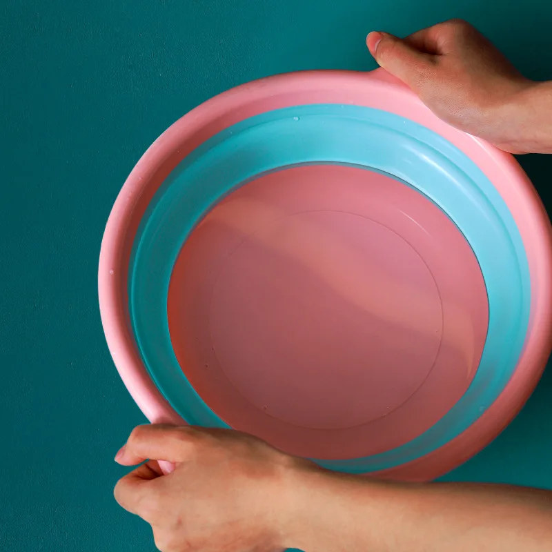 Складная раковина Бытовая пластиковая большая портативная сжатая для