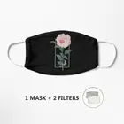 Маска-цветок Shawn Mendes, маска для лица, хлопковая ткань, моющаяся, с фильтром, карман, унисекс, хлопок
