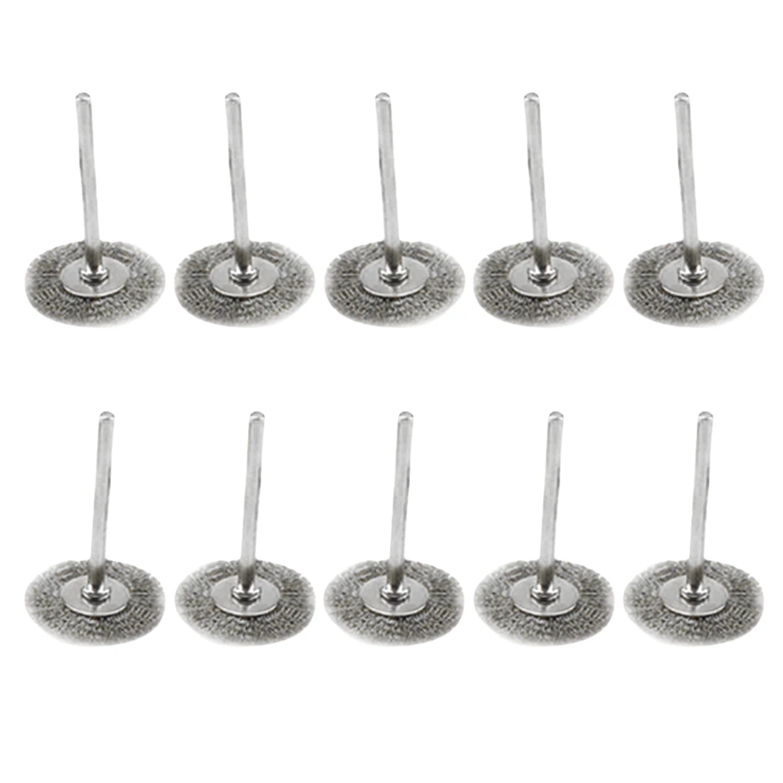 

22 мм стальная вращающаяся щетка, 10 шт., Аксессуары Dremel, Dremel щетки колеса провода для шлифовального станка, вращающийся инструмент для мини-др...
