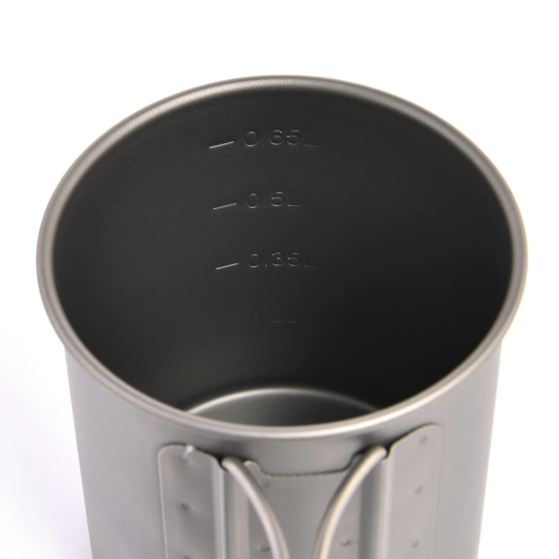 

Widesea Camping Mug Titanium Cup 750 Ml Folding Tableware Picnic Outdoor Kitchen Hiking Travel Cooking Equipment