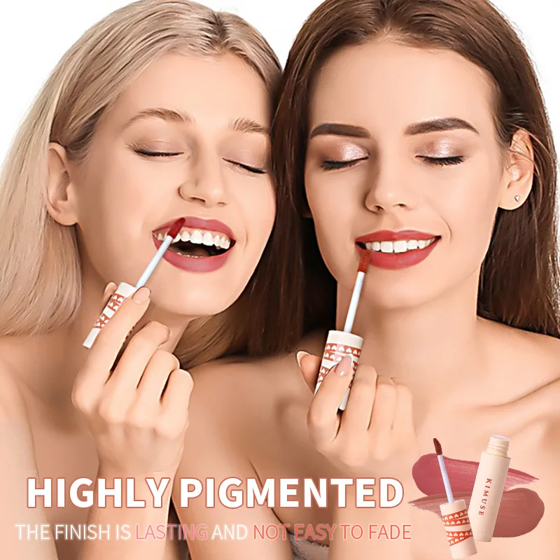 

Velvety Matte Lipstick Long Lasting Nonstick Cup Not Fade Makeup Cosmetics For Girl Women HJL2019