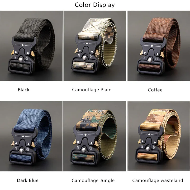 Камуфляжные тактические ремни нейлоновый военный поясной ремень с