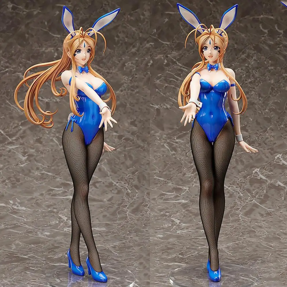 

Коллекция 1/4 года, японское аниме, свободное оформление, Моя Богиня! Belldandy BUNNY ПВХ экшн-фигурка игрушка игра Статуя Коллекционная модель кукл...