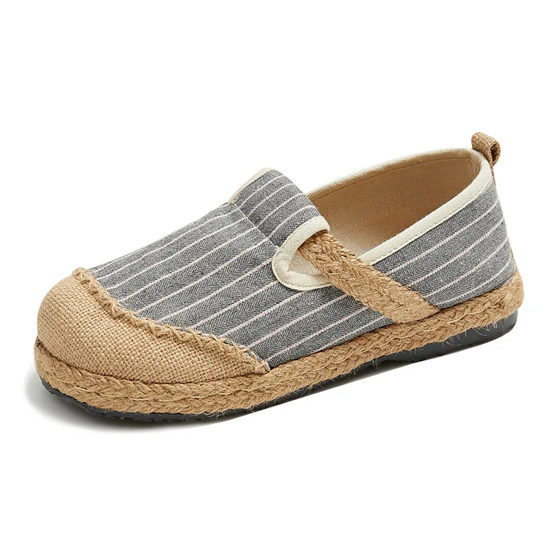 

Spring Summer New Style Cotton and Linen Women's Shoes Flat-heel Low-cut Small Fresh Cloth Shoes Casual Temperament Single Shoes