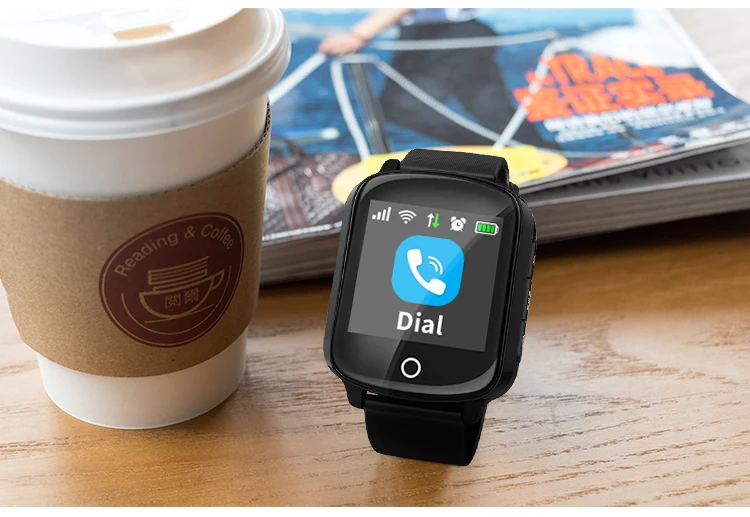 Для пожилых людей gps+ LBS+ Wi-Fi позиционирование SOS анти-потеря безопасности удаленный монитор телефонный звонок Смарт-часы браслет