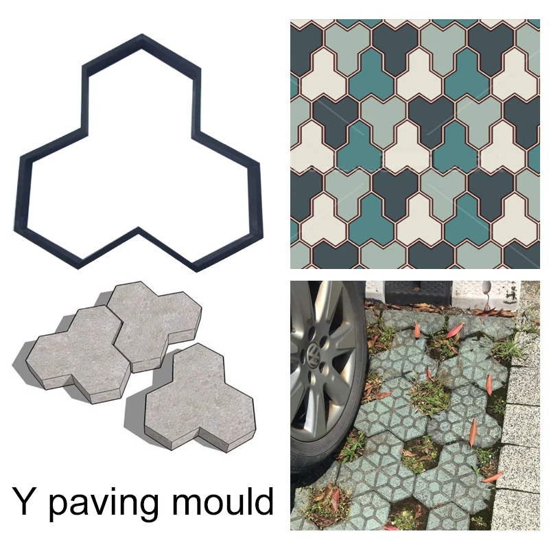 Дорожка прогулки производитель Черный сад формы для цементных кирпичей дорожка