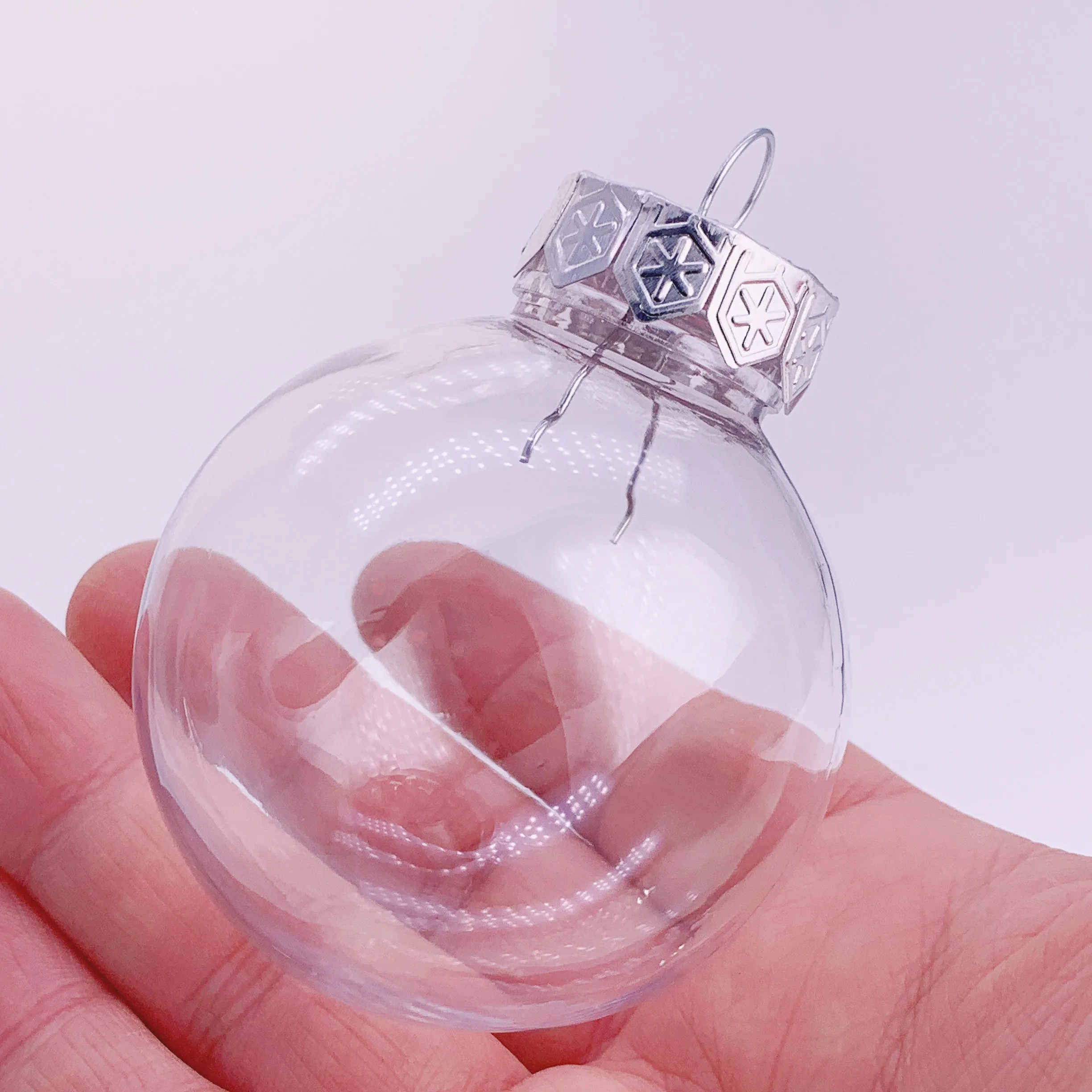 Акция-20 штук x DIY покрашенные/небьющиеся рождественские украшения орнамент 60 мм