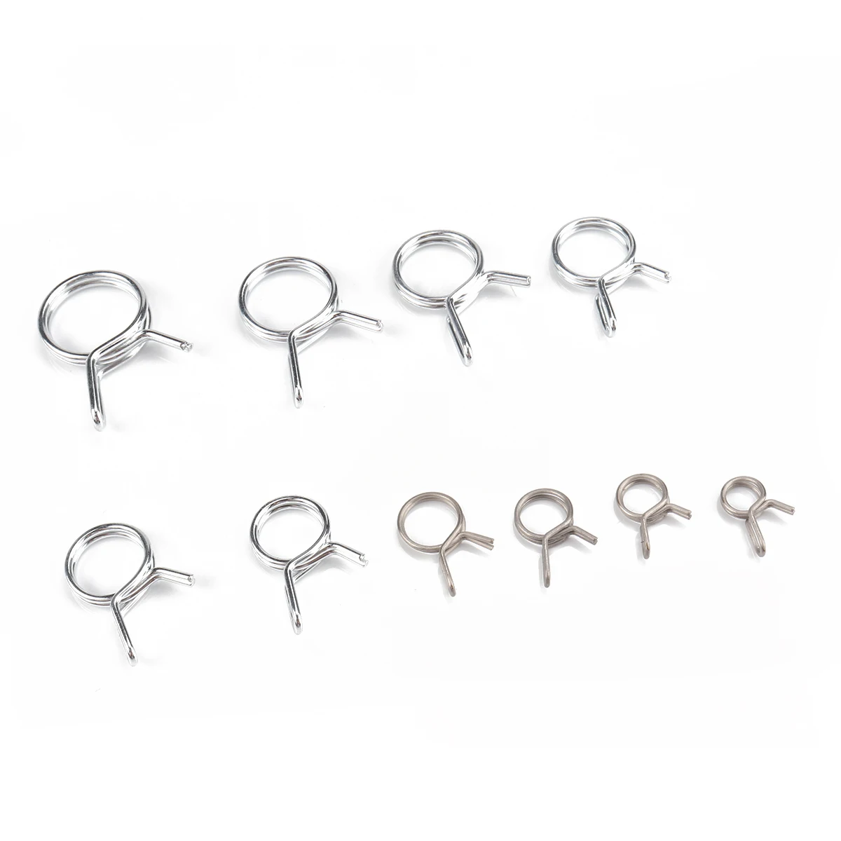 

150pcs Boxes Hand Tools 5-14 Double-Wire Spring Pipe Clamp Double-Wire Hose Clamp Water Pipe Clamp Repair Tools