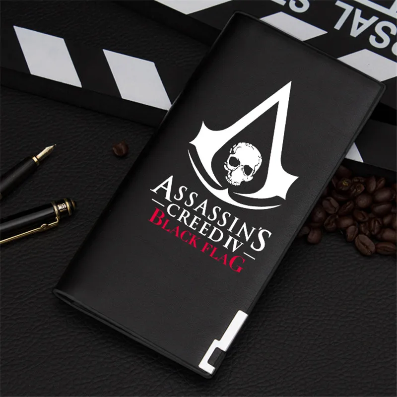 Новое поступление, кошелек для игры Assassins, черная светящаяся Сумочка унисекс, подарок для подростков, Модный стильный мужской кошелек из искусственной кожи - Color: Style4-L-ordinary