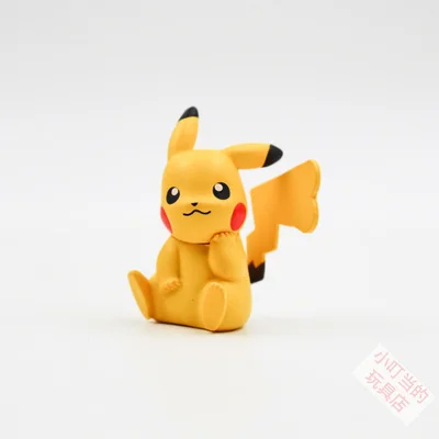 3 Takara Tomy Покемон 4 стиля ПВХ Аниме фигурки Пикачу Сквиртл Bulbasaur Cubone Мини мультфильм Модель Коллекция подарок - Цвет: 3