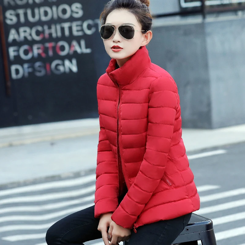 

Women Winter Jacket With Fur collar new Warm Hooded Female Winter Coat new Long Parka Women Outwear Camperas new women down coat