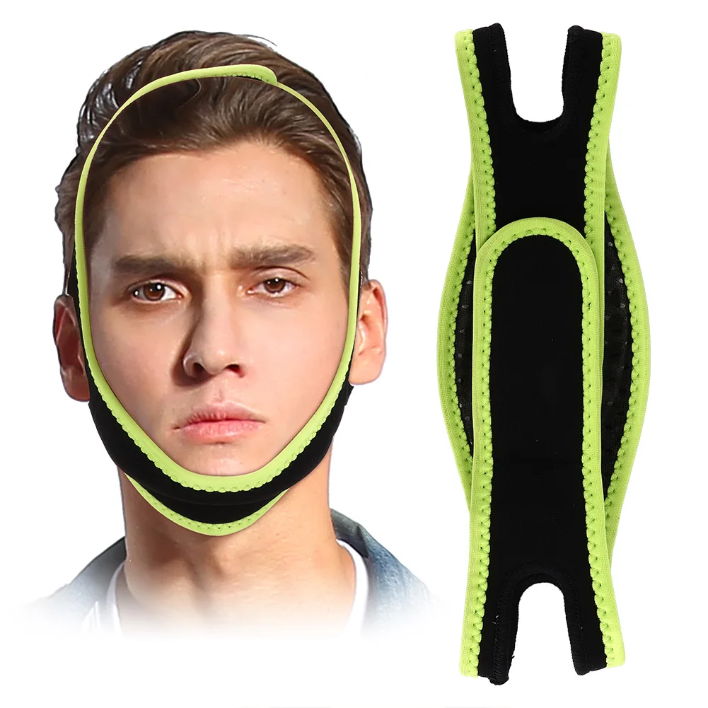 

Men V Shaped Slimming Facial Strap Double Chin Reducer Face Relax Lift Band For Has Elasticity Comfort Lightweight Breathable