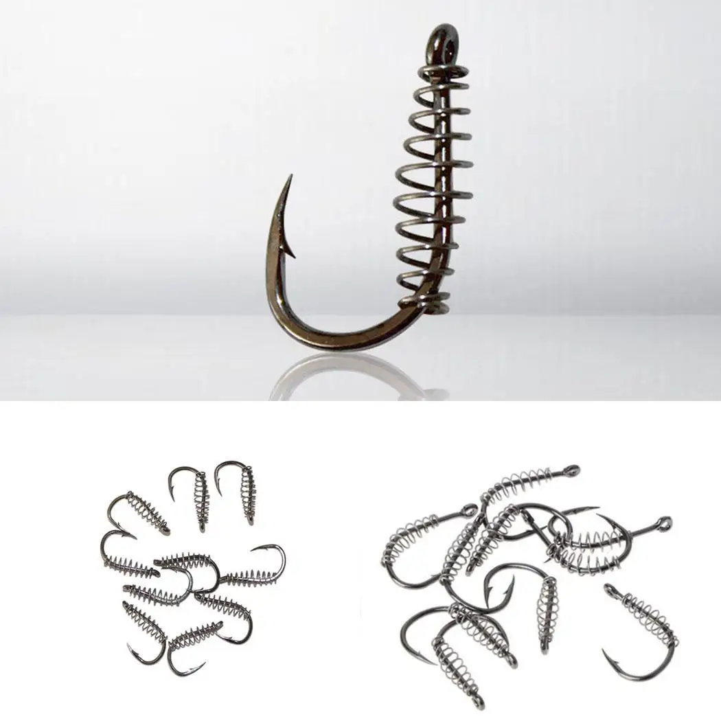 10 шт. зазубренный крючок для рыбы набор ручной пружины как изображение Type1 9