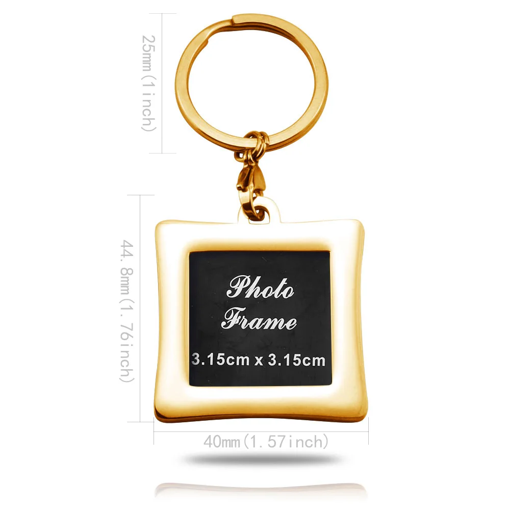 DIY Индивидуальный Ручной работы фото брелок на ключи в форме буквы ребенок мама