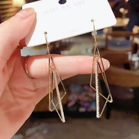the advanced zircon tassel earrings in dongdaemun south korea 2021 are fashionable and versatile