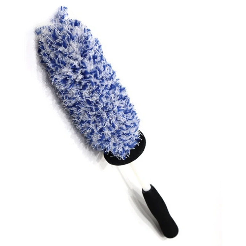 

Top Microfiber Premium Car Duster Wheels Brush Non-Slip Handle Easy to Cleaning Rims Spokes Wheel Barrel & Brake Caliper