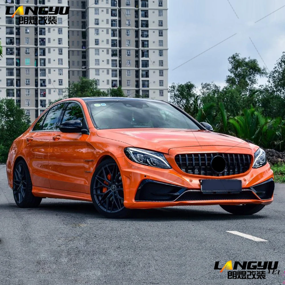 Для Mercedes Benz C Class W205 2015 2016 2017 2018 2019 2020 Carlsson стильный полипропиленовый корпус