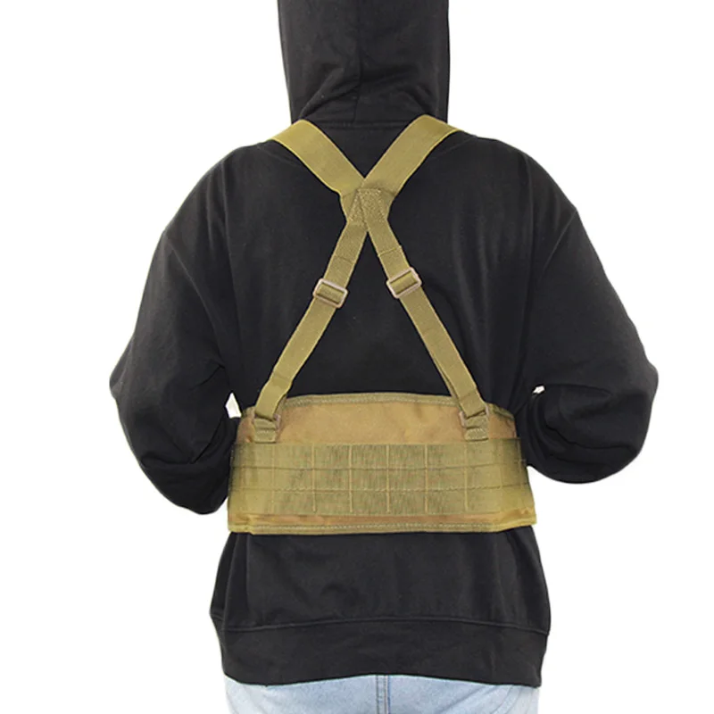 1000D нейлоновый тактический Molle ремень мужской боевой пояс Н-образный армейский Специальный военный поясной ремень удобный Регулируемый мягкий