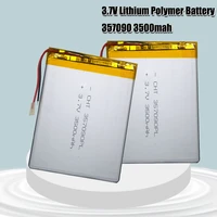 3 7v 3500mah 357090 lithium li ion rechargeable battery u25gt tablet pc battery for suo lixin s18 789 inch tablet pc icoo