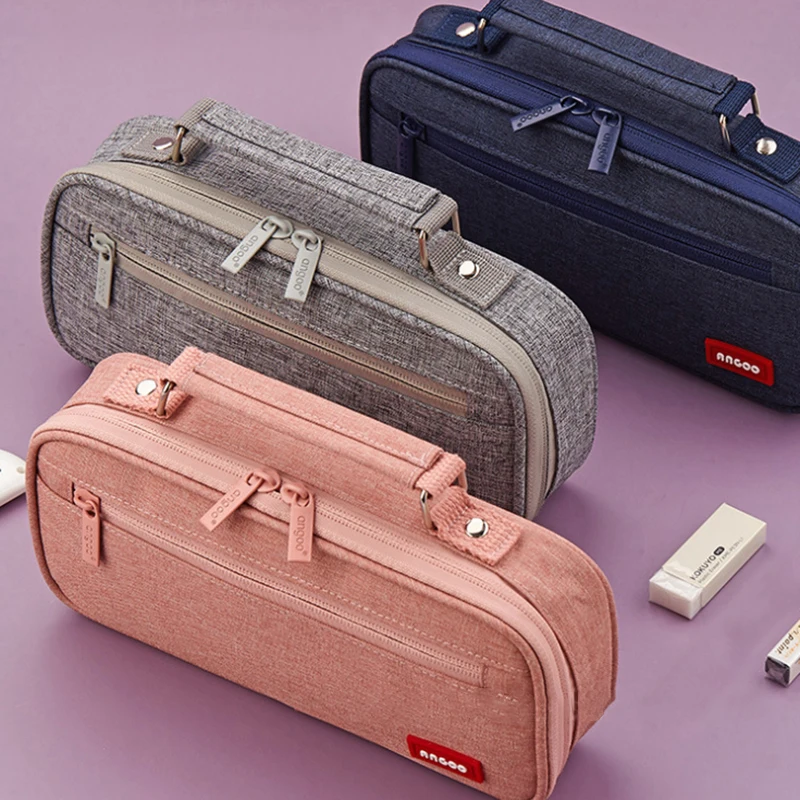 1Pcs Large Capacity Pencil Case Kawaii Pencilcase School Pen Supplies Bag Box Pencils Pouch Stationery | Дом и сад