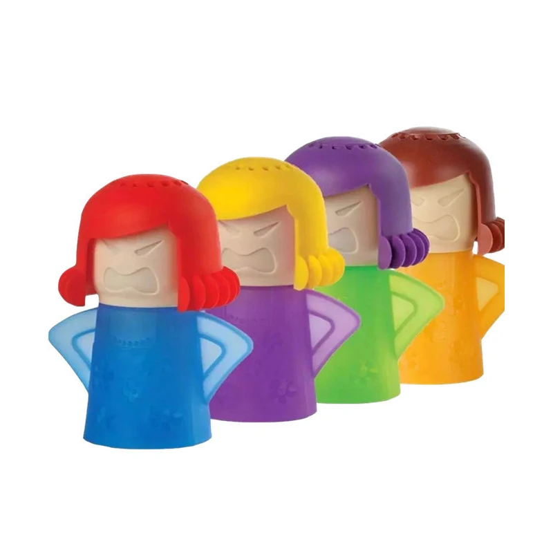 

Kitchen Mama Angry Microwave Cleaner Easily Clean Microwave Oven Steam Cleaner Appliances for Kitchen Refrigerator Cleaning