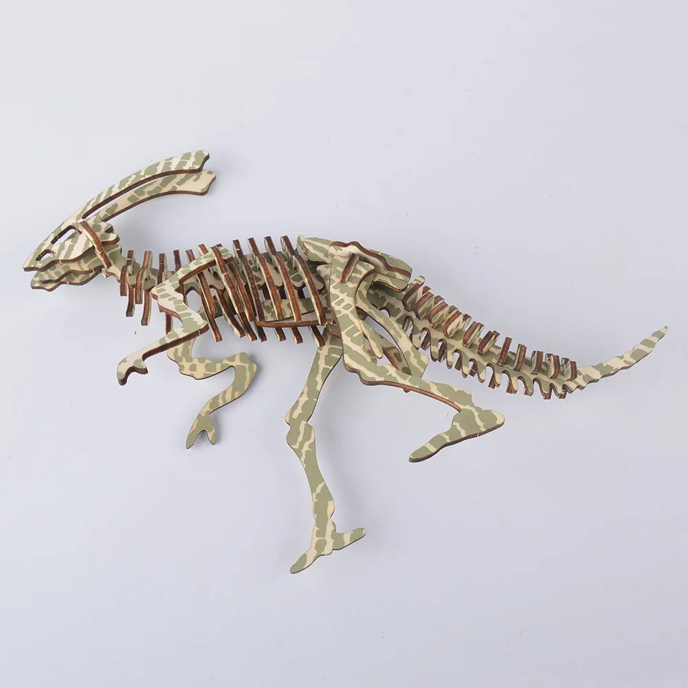 3D-Пазл сделай сам для детей деревянная игрушка-динозавр в сборе подарок взрослых