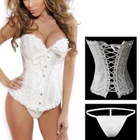 womens floral black lace trim corset overbust waist cincher bustier top boned body shaper bustier for bride bodyshaper plus size