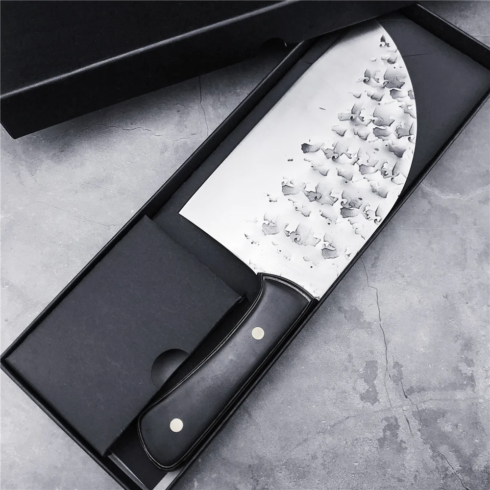 

High Hardness Kitchen Knife 8CR13MOV Blade Household Kitchen Knife Bone Knife Cooking Knife Kitchen Multi Purpose Tool Knives