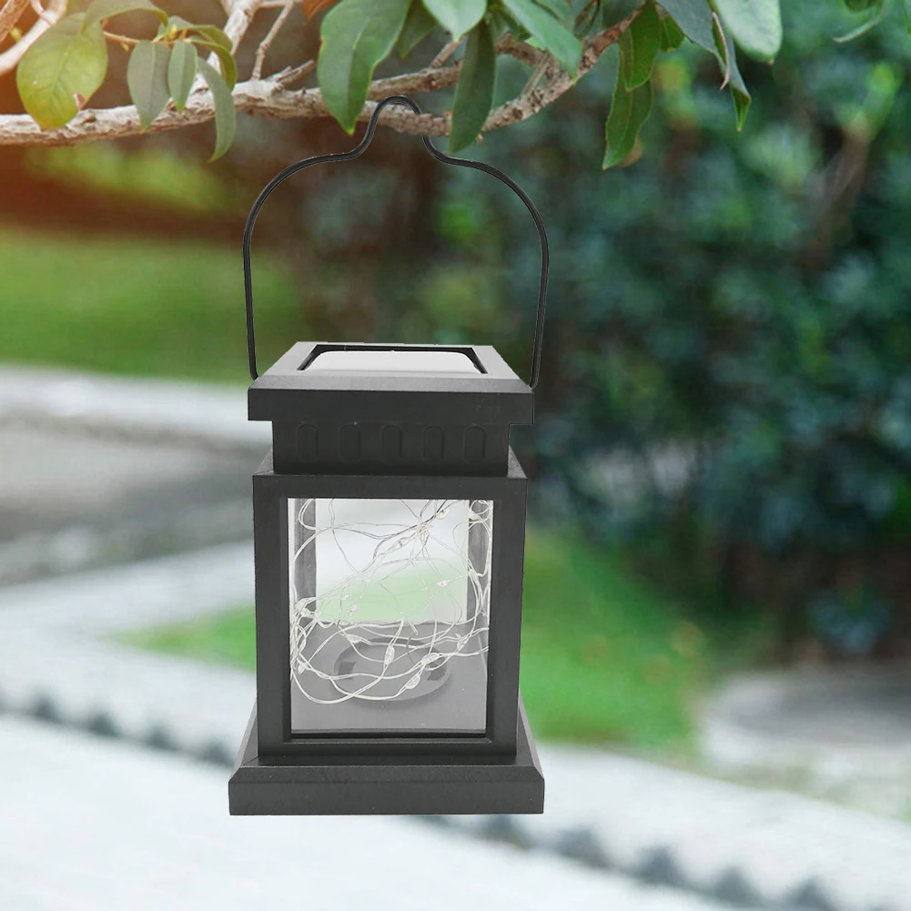 

Solar LED Lantern Lights Solar Energy Waterproof Lamps Outdoor Hanging Garden Patio Decor Courtyard Landscape Light