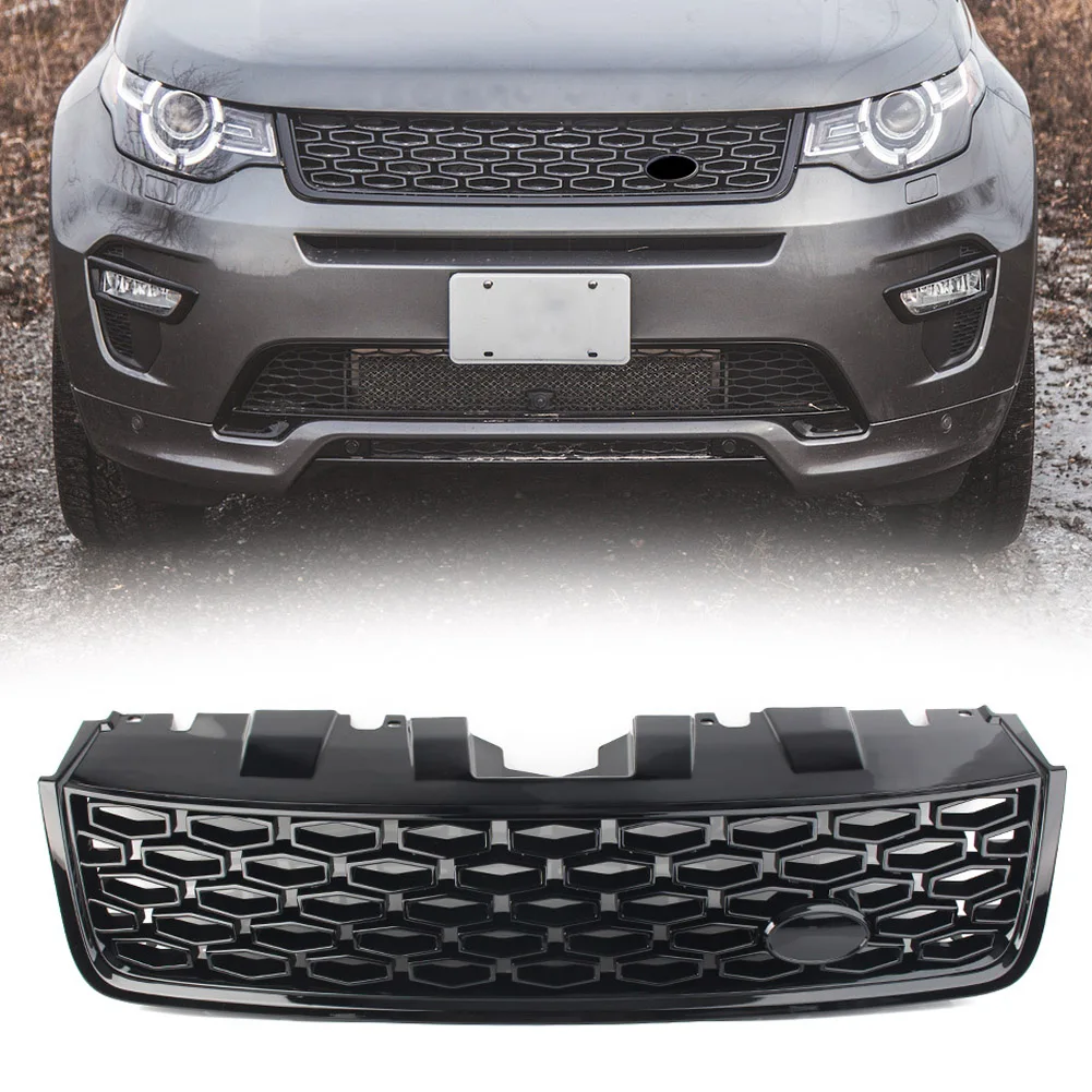 

Car Front Grille Upper ABS Grill For Land Rover Discovery Sport Version L550 LR066143 2015 2016 2017 2018 DSB with logo