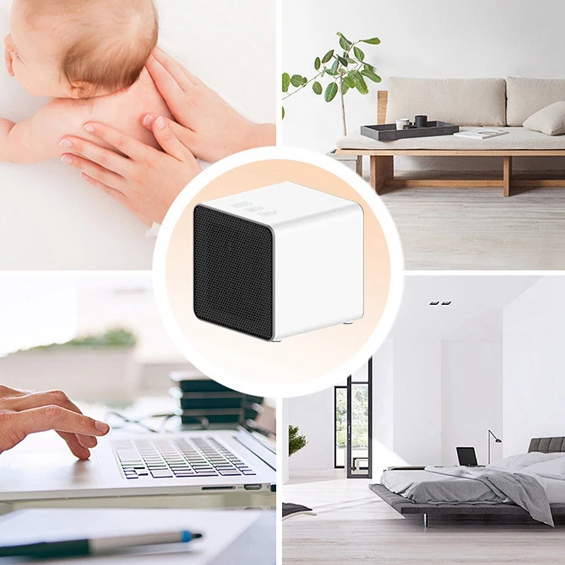 Белый 400 Вт/800 Вт Таймер портативный Электрический обогреватель для дома и офиса