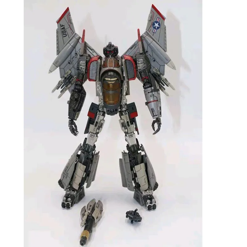 Экшн фигурка Thunder Warrior SX01 SX 01 02 Soundwave Blitzwing Plane с светильник кой Triplechanger G1 SPL55|Игровые
