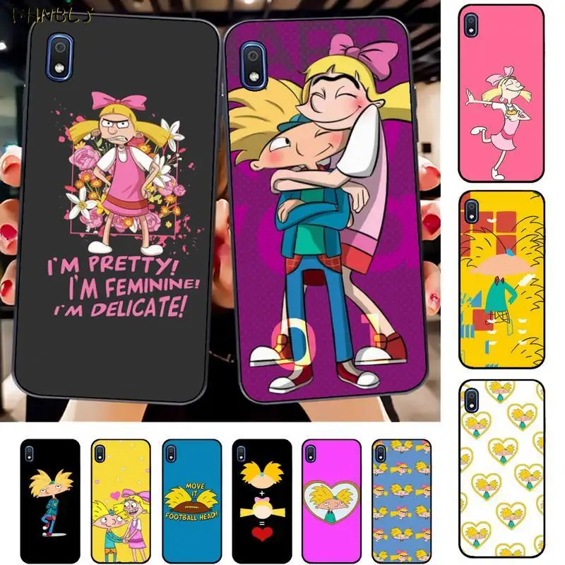 

FHNBLJ Hey Arnold Customer Phone Case for Samsung A10 20s 71 51 10 s 20 30 40 50 70 80 91 A30s 11 31 21