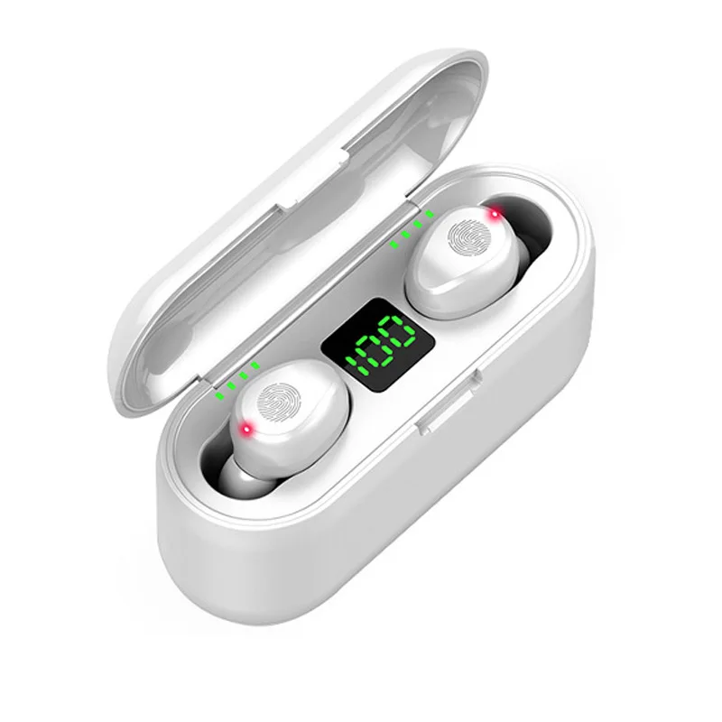 F9 TWS Bluetooth 5.0 Earphone Wireless Headphone Stereo Min Headset Sport Earbuds Microphone With Charging Box For Smart Phone |