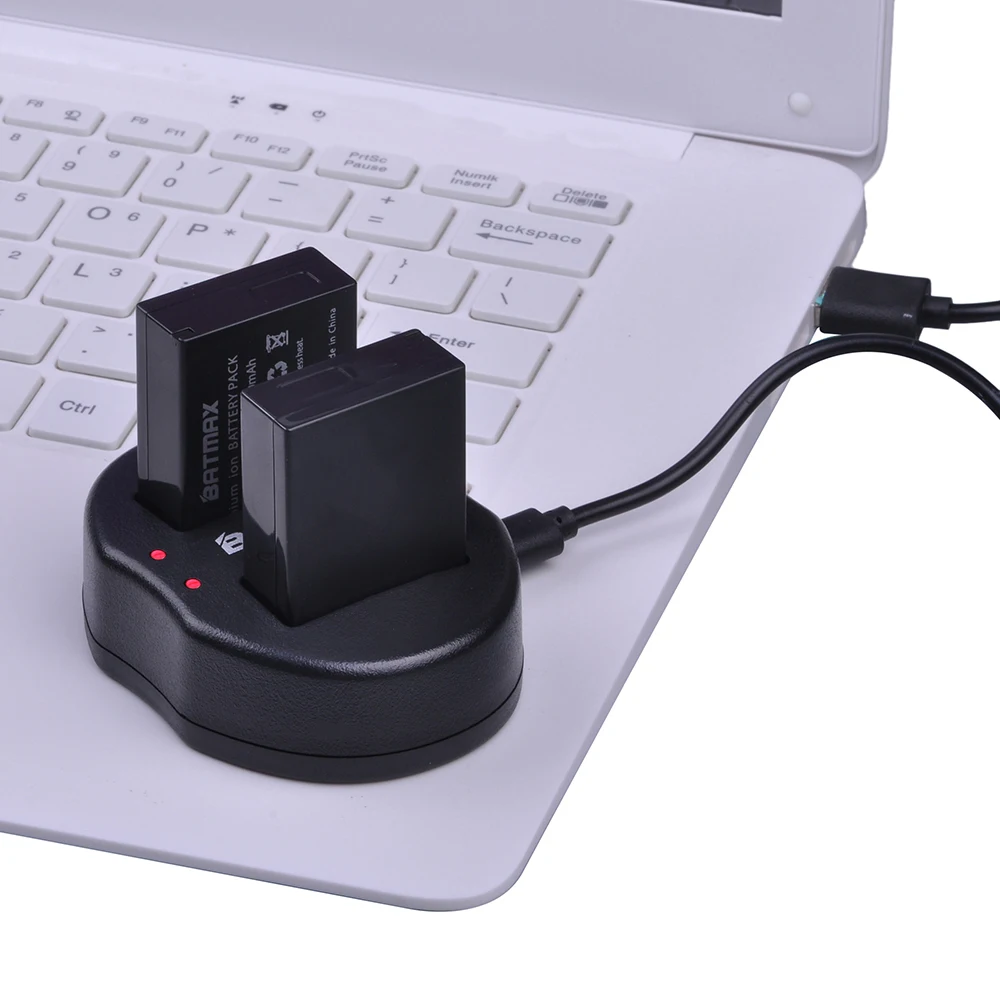 Двойное зарядное устройство Batmax 1 Pc LP-E17 LP E17 LPE17 USB для камеры Canon EOS Rebel T6i 750D T6s 760D M3