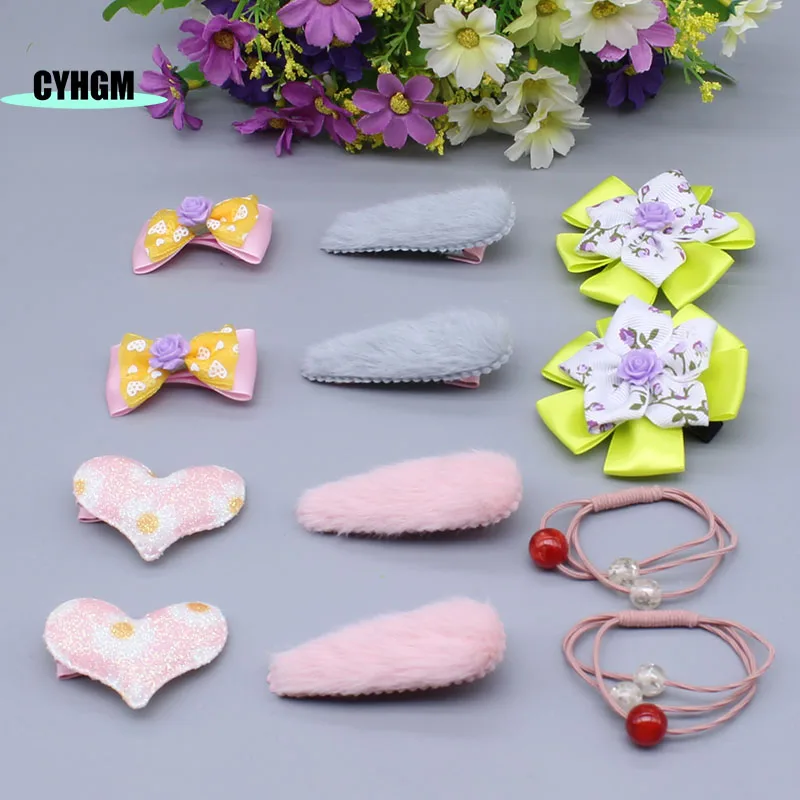 Новинка набор модных завязок для волос заколка кавайная эластичная повязка