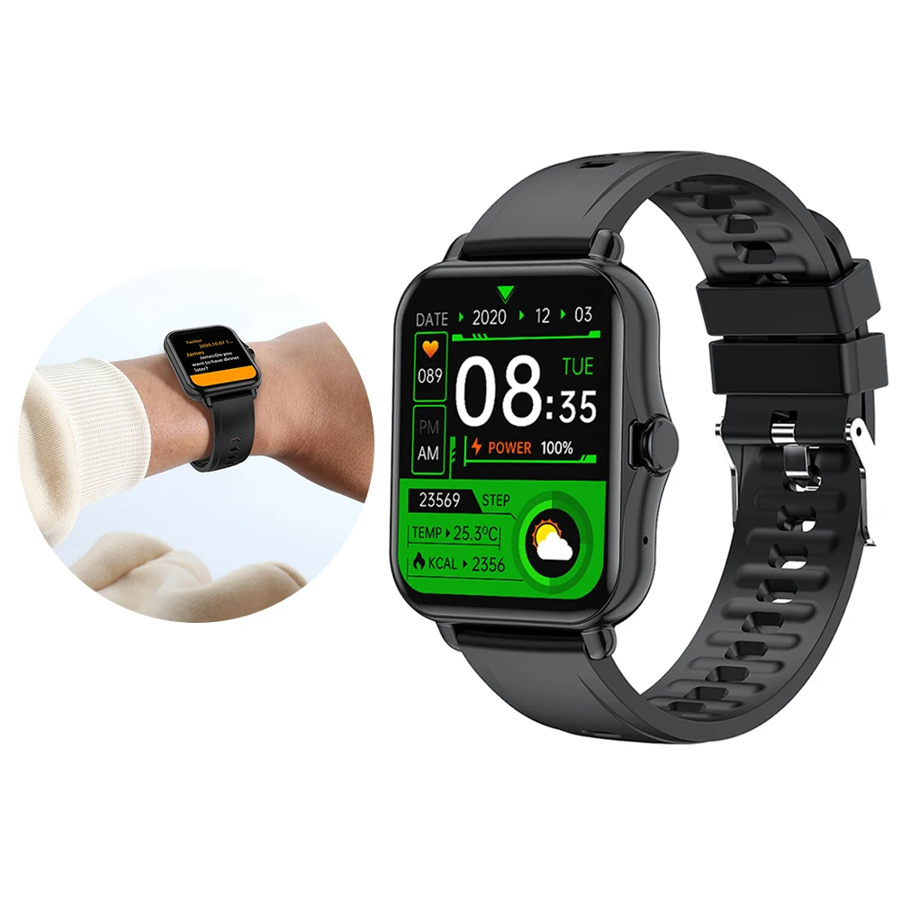 

Q8 New Sports Waterproof Smartwatch Fitness Tracker Bluetooth Smart Watch Health Exercise Activity Tracker Calls For Android IOS