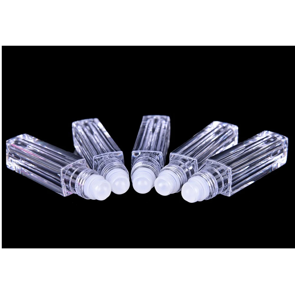 1/3X6 5 мл блеск для губ квадратной масло в роликовой бутылке Портативный пустой