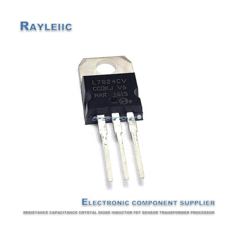 Новый оригинальный L7824CV-220 L7824 7824 TO220 24V 1.5A три терминала регулятора в наличии |