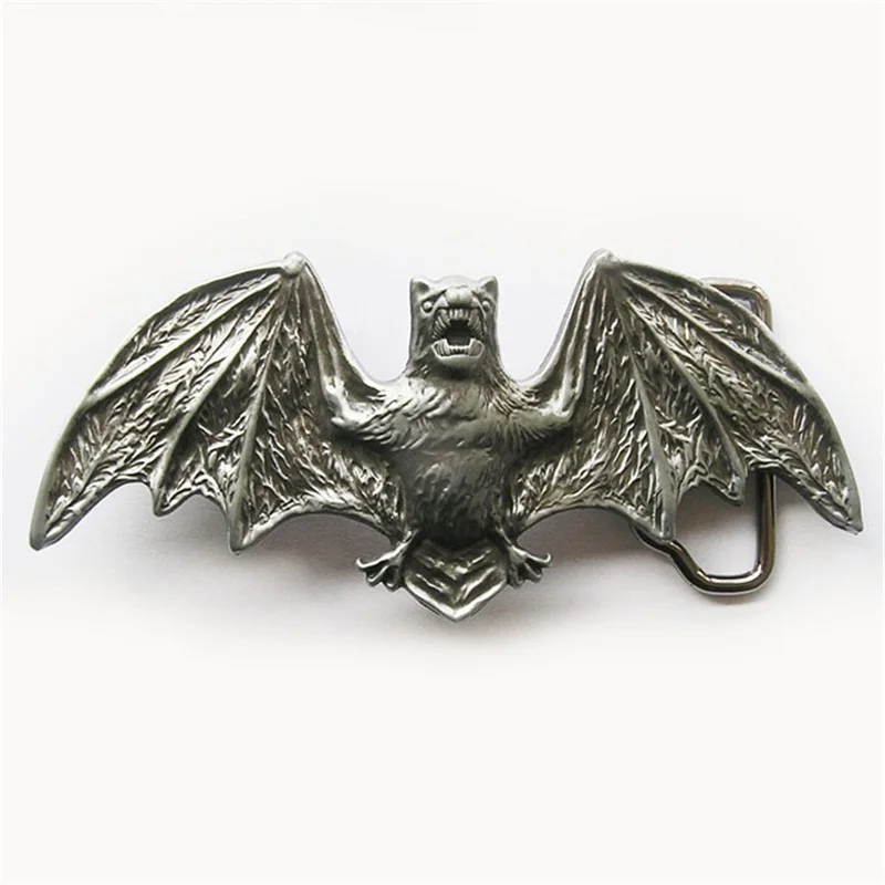 Hebilla de cinturón de murciélago de estilo Vintage 3D, venta al por mayor y al por menor, Envío Gratis, disponible en los EE. UU.