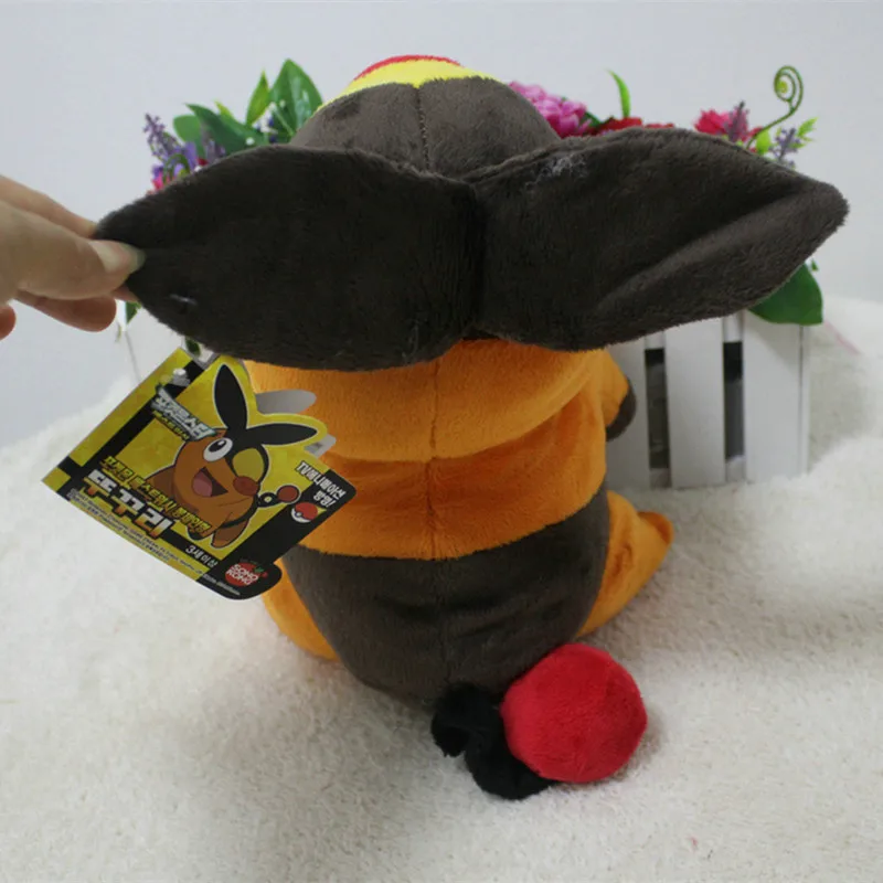 Mu&ntilde;eco de peluche de Pok&eacute;mon Tepig para ni&ntilde;o, mu&ntilde;eco de peluche de 30CM, regalo de cumplea&ntilde;os para ni&ntilde;o-3